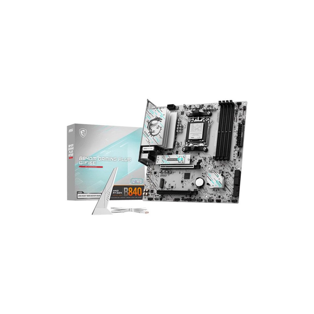 MSI MSI B840M GAMING PLUS WIFI6E - moderkort - micro ATX - Socket AM5 - AMD B840