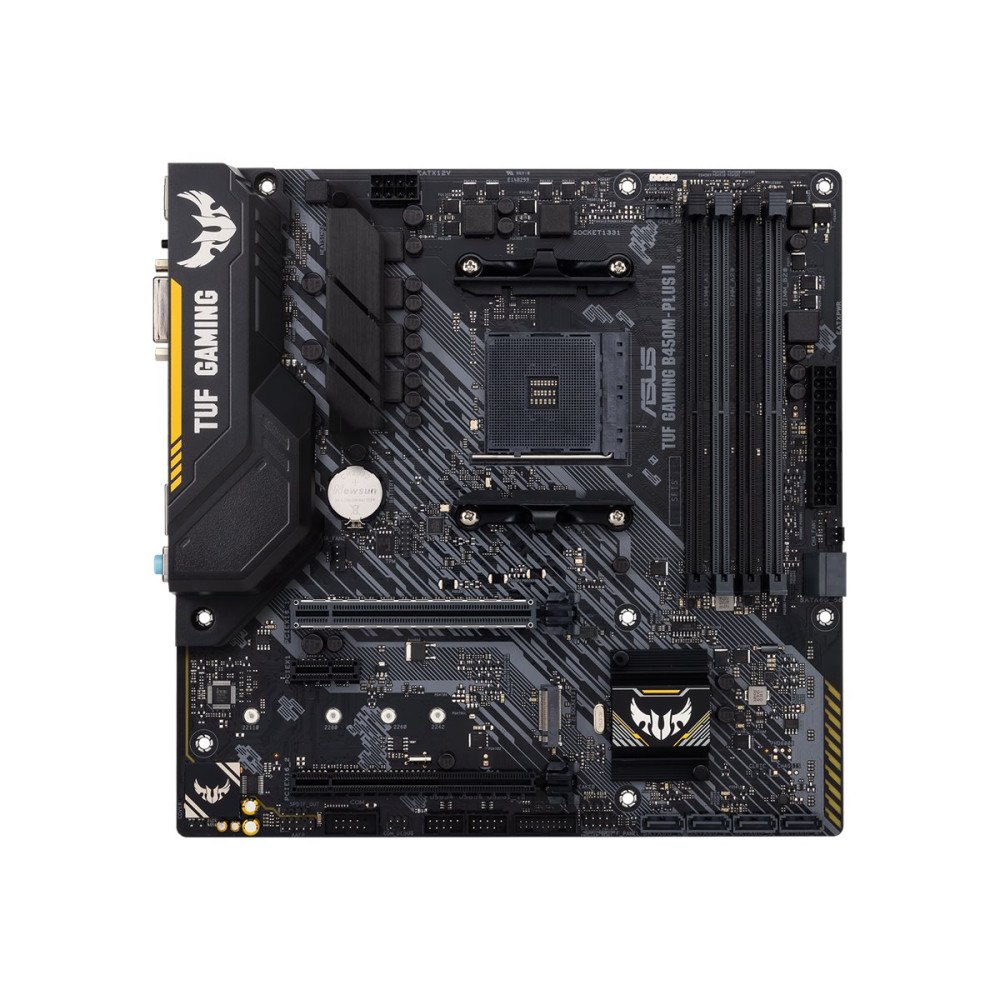 ASUS ASUS TUF GAMING B450M-PLUS II - moderkort - micro ATX - Socket AM4 - AMD B450