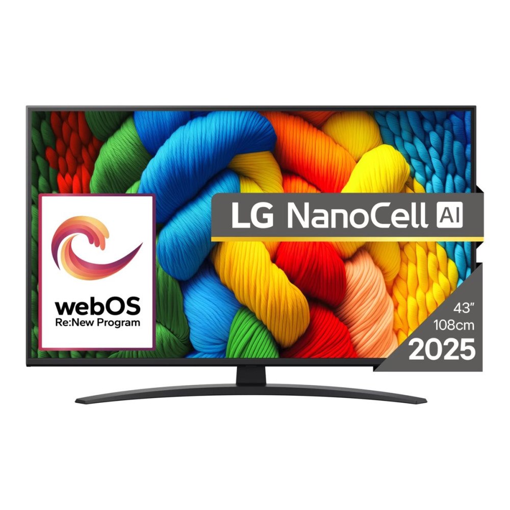 LG LG 43NANO81A3A Nano81 Series - 43" LED-bakgrundsbelyst LCD-TV - 4K