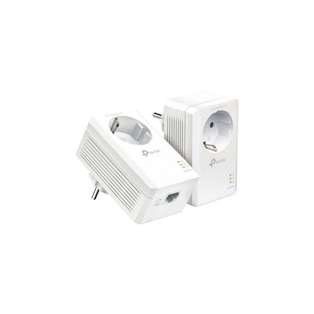 TP-LINK Technologies TP-Link TL-PA7017P KIT V4 - Starter Kit - PowerLine adaptersats - vägginsticksbar