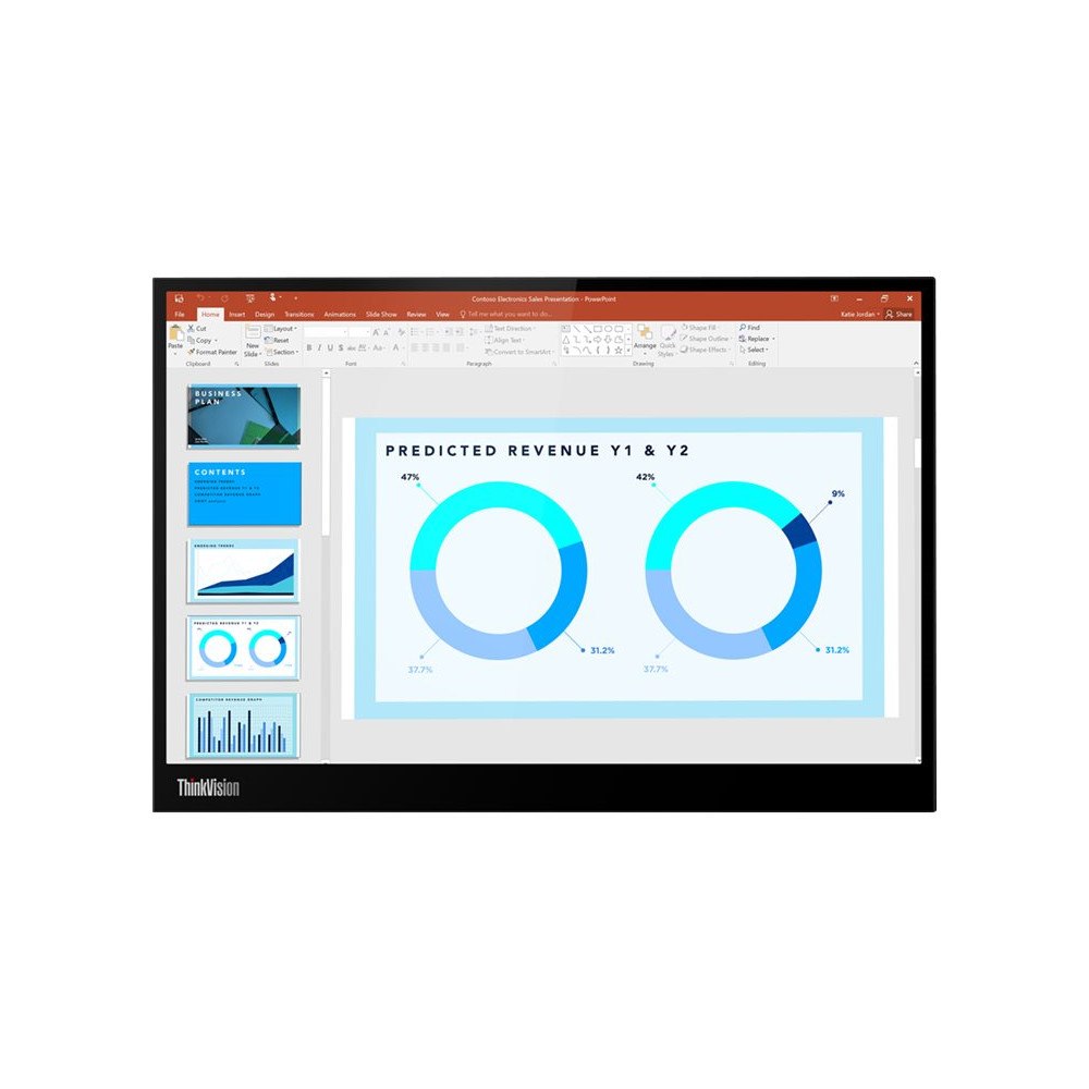 Lenovo Lenovo ThinkVision M14d - LED-skärm - 14"