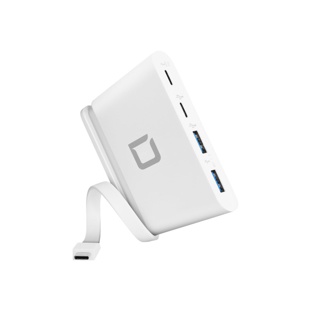 Dicota DICOTA USB-C Portable Hub 4-in-1 - hubb - 4 portar