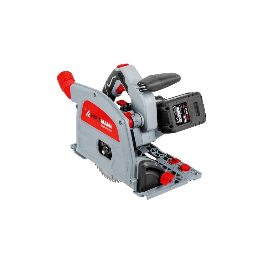 Holzmann Maschinen Holzmann TAS165AKKU, Trä, Svart, Grå, Röd, 16,5 cm, 5500 RPM...