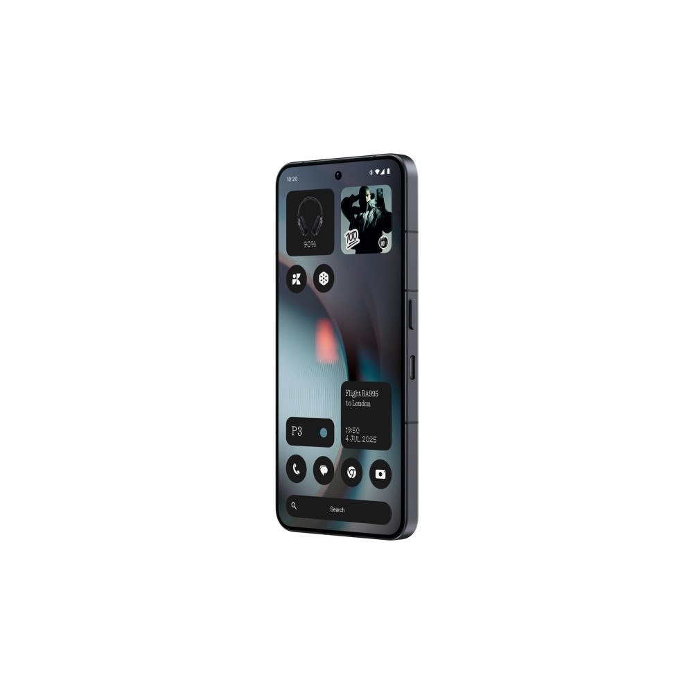 Nothing Nothing Phone (3) - svart - 5G pekskärmsmobil - 512 GB - GSM