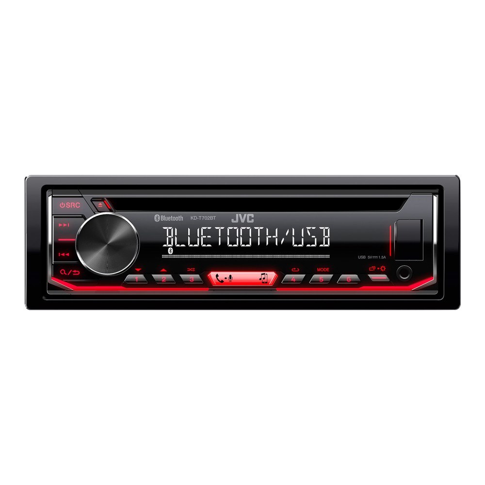 JVC JVC KD-T702BT - Bil - CD-mottagare - inbyggd enhet - Enkel-DIN