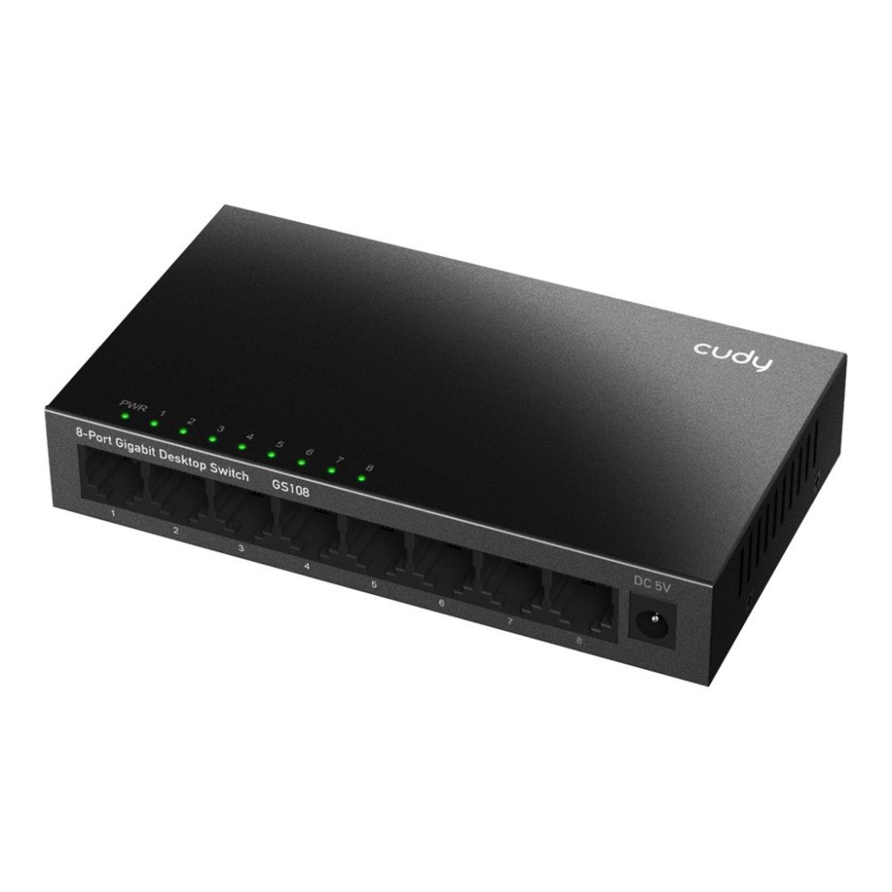 Shenzhen Cudy Technology Cudy GS108 - 4.0 - switch - 8 portar - ohanterad