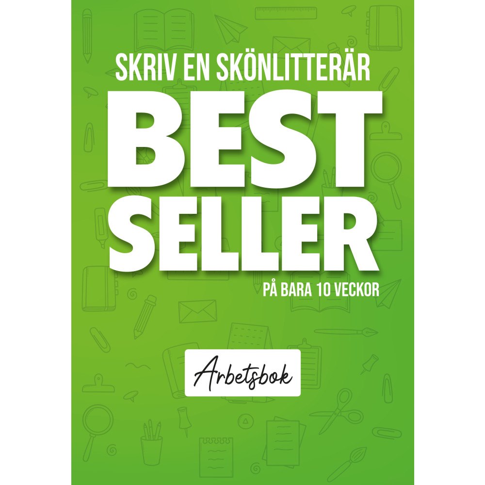 Pia Lerigon Skriv en skönlitterär bestseller på bara 10 veckor : Arbetsbok grön (bok, danskt band)
