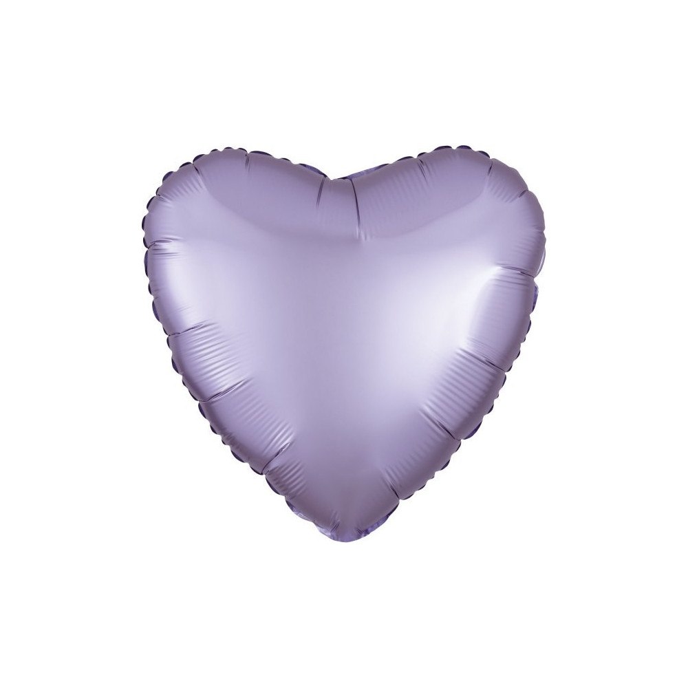 AMSCAN AMSCAN Lustre Pastel lila hjärta folieballong 43cm bulk 9914...