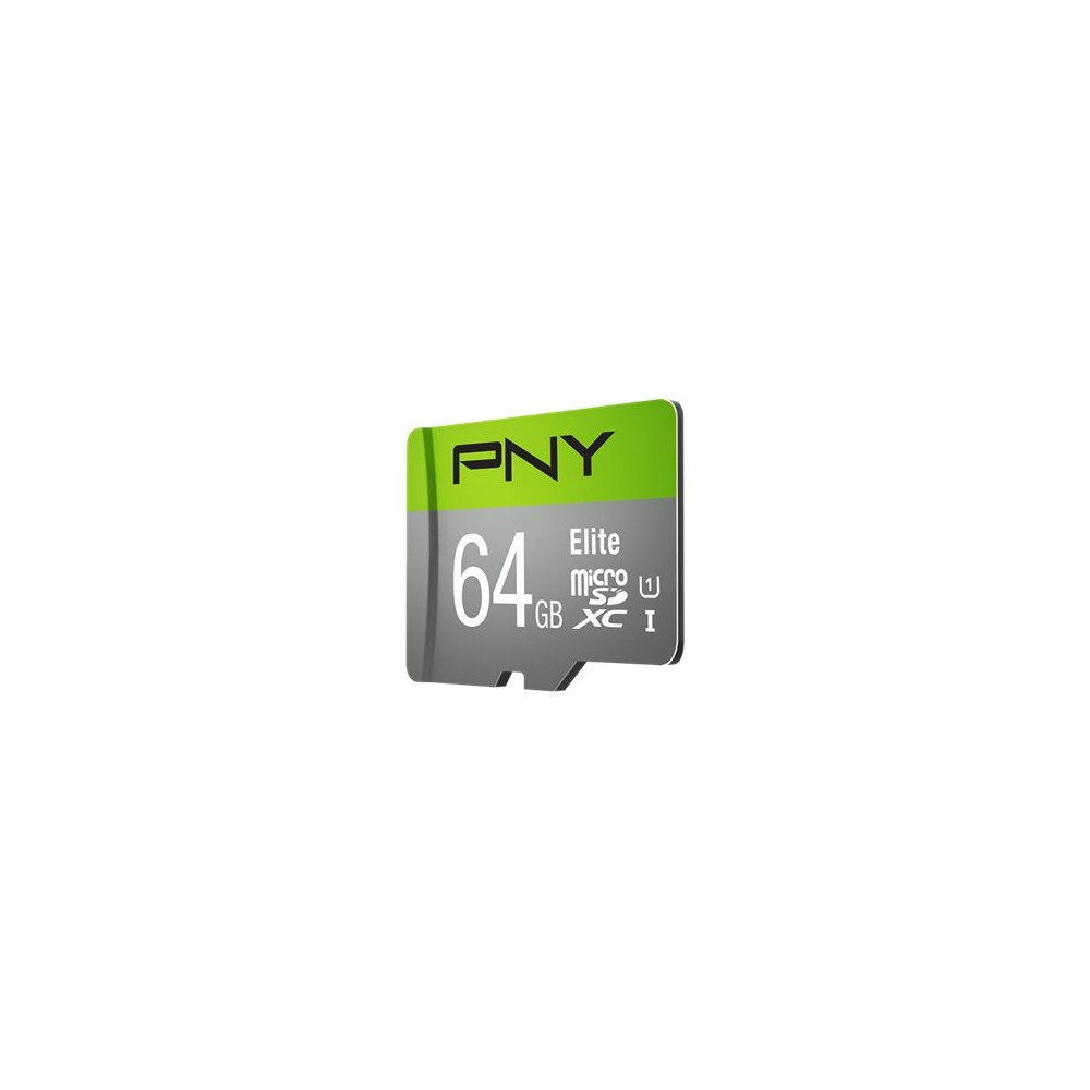 PNY Technologies PNY Elite - flash-minneskort - 64 GB - mikroSDXC UHS-I