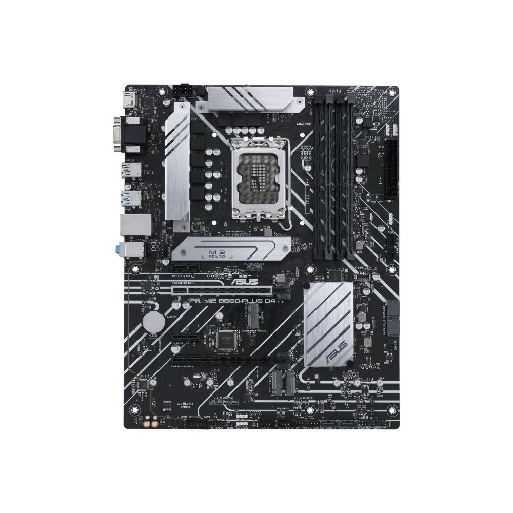 ASUSTeK COMPUTER ASUS PRIME B660-PLUS D4 - moderkort - ATX - LGA1700-uttag - B660