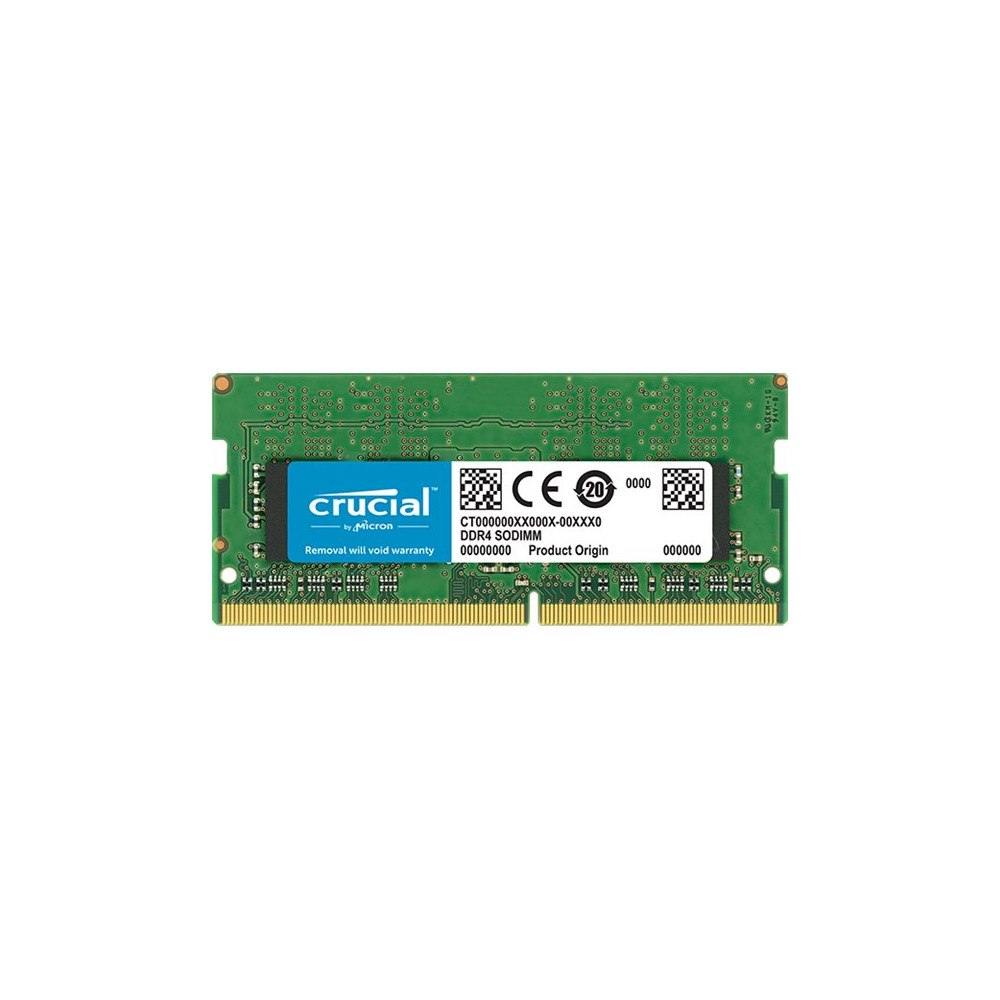 Crucial Crucial - DDR4 - sats - 64 GB: 2 x 32 GB - SO DIMM 260-pin - 3200 MHz / PC4-25600 - ej buffrad