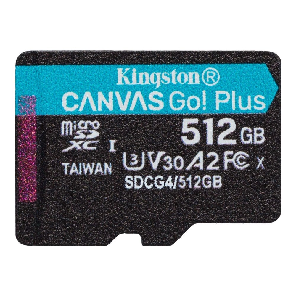 Kingston Technology Kingston Canvas Go! Plus - flash-minneskort - 512 GB - mikroSDXC UHS-I