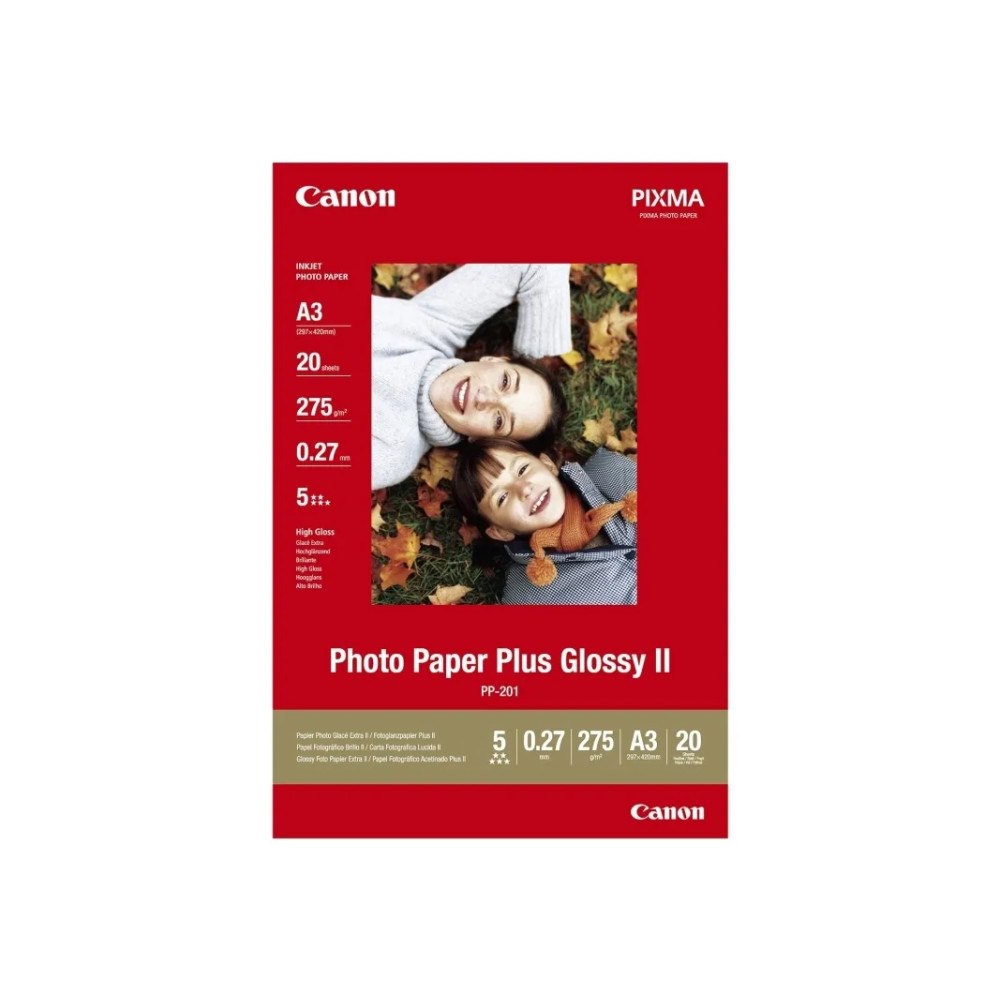 CANON Canon Photo Paper Plus Glossy II PP-201 - fotopapper - blank - 20 ark - A3