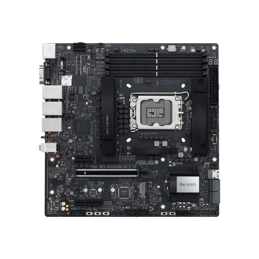 ASUS ASUS PRO WS W680M-ACE SE - moderkort - micro ATX - LGA1700-uttag - W680