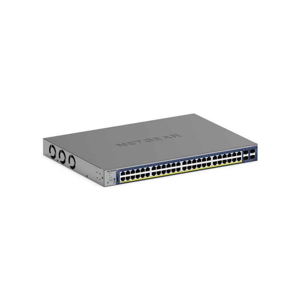 Netgear NETGEAR Smart GS752TXUP - v3 - switch - 48 portar - smart - rackmonterbar
