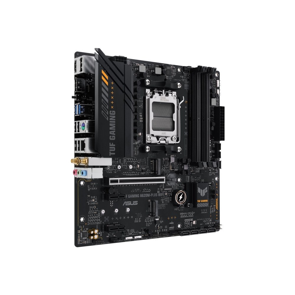 ASUS ASUS TUF GAMING A620M-PLUS WIFI - moderkort - micro ATX - Socket AM5 - AMD A620