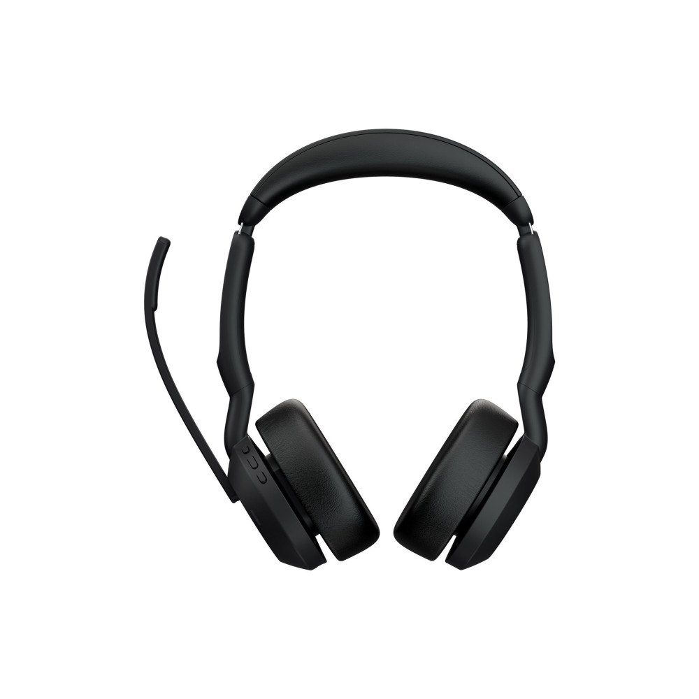 Jabra Jabra Evolve2 55 MS Stereo - headset - USB-C - med laddningsställ
