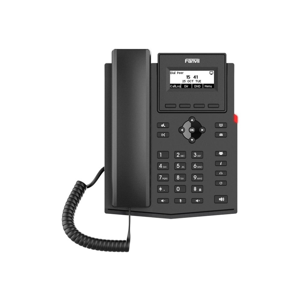 Fanvil Technology Fanvil X301G - VoIP-telefon med nummerpresentation/samtal väntar - 6-vägs samtalsförmåg