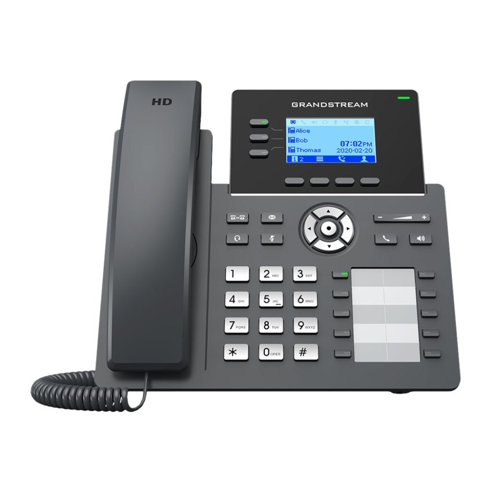Grandstream Grandstream GRP2604 - VoIP-telefon - 5-vägs samtalsförmåg