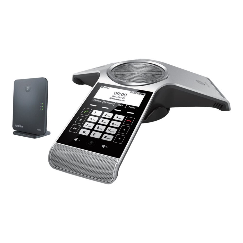 YEALINK Yealink CP930W-Base - VoIP-konferenssystem - med Bluetooth interface med nummerpresentation/samtal väntar - 5-vägs samta...