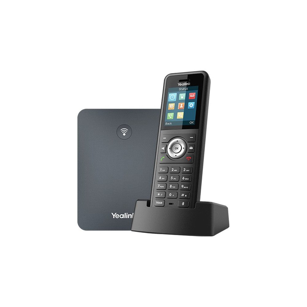 YEALINK Yealink W79P - trådlös VoIP-telefon - med Bluetooth interface med nummerpresentation - 3-riktad samtalsförmåg