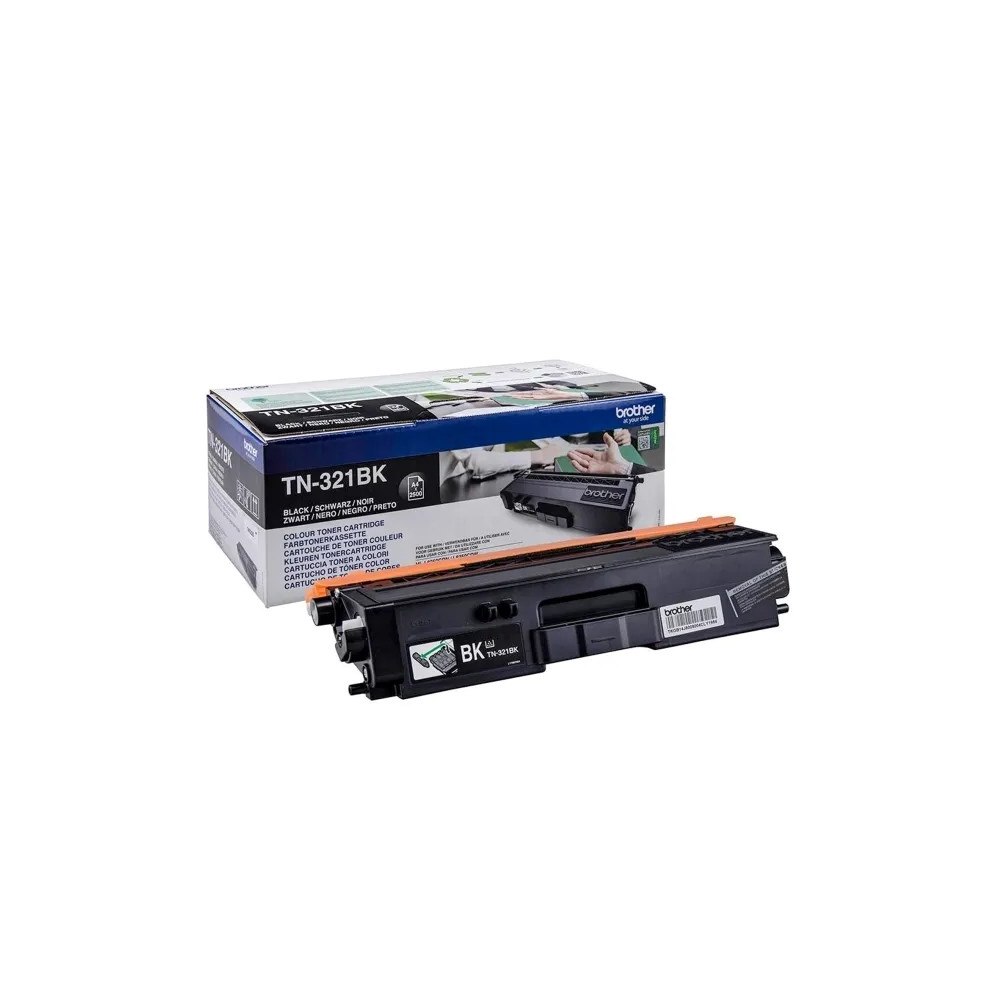 Brother Brother TN321BK - svart - original - tonerkassett