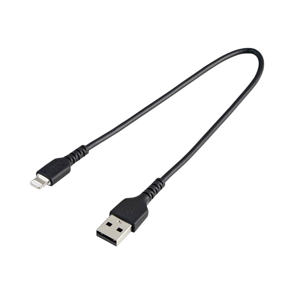StarTech.com StarTech.com 12 in(30cm) Durable Black USB-A to Lightning Ca...