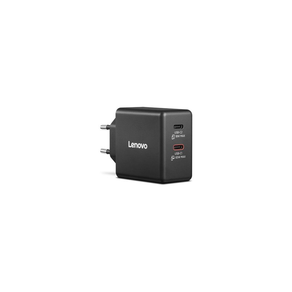 Lenovo Lenovo Dual - strömadapter - GaN - 65 Watt