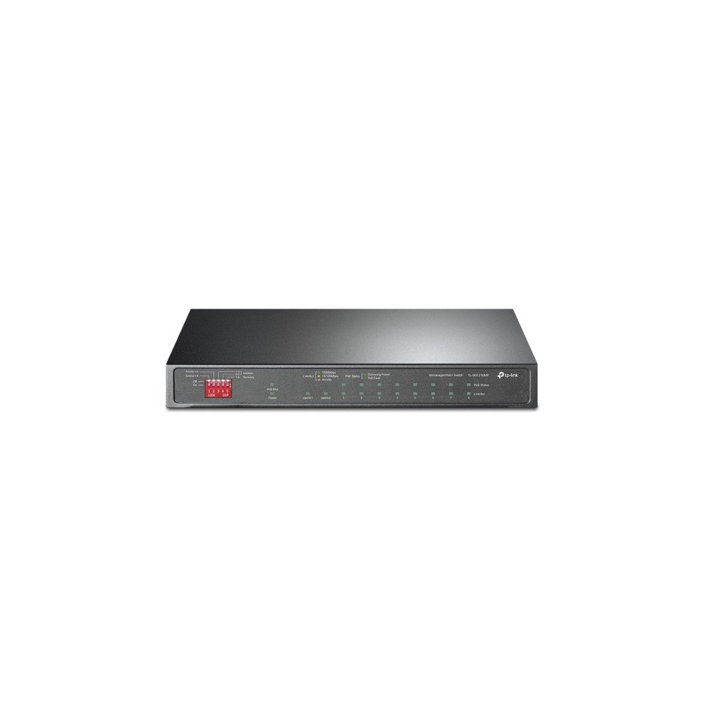 TP-LINK TP-Link TL-SG1210MP V2 - switch - 10 portar - ohanterad