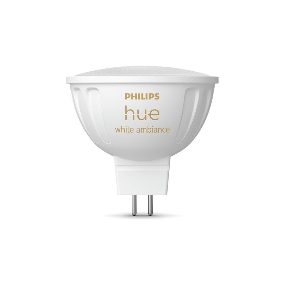 Philips HUE Philips Hue White and Color Ambiance - LED-spotlight - form: MR16 - GU5.3 - 5.1 W - varmt till kallt vitt ljus - 2200-65...
