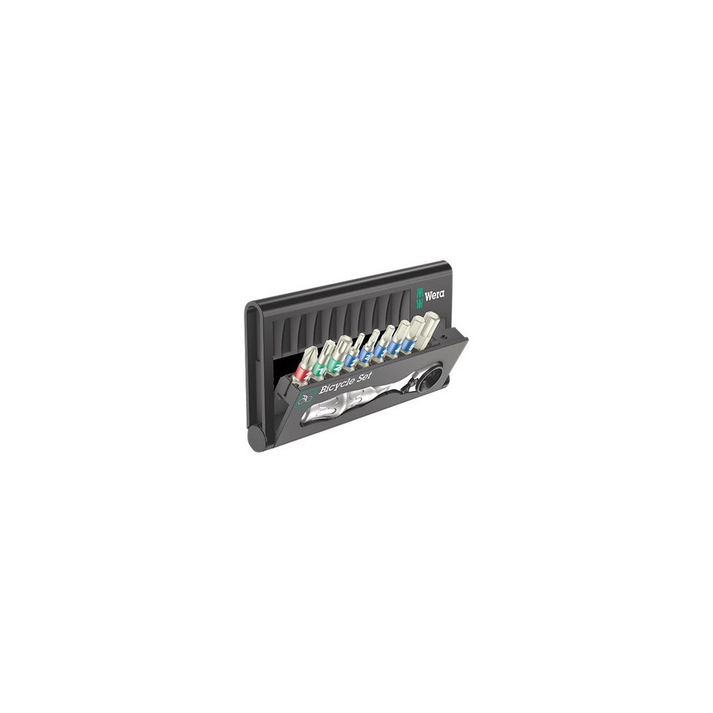 WERA WERK Wera Bicycle Set 9 - screwdriver handle with bit set - 10 delar