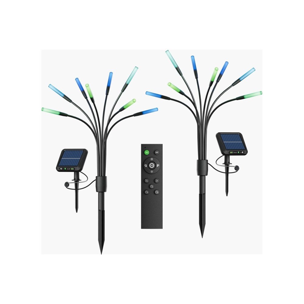 Nanoleaf Nanoleaf - trädgårdsbelysning - LED x 8 - RGB-lampa - soldriven (paket om 2)