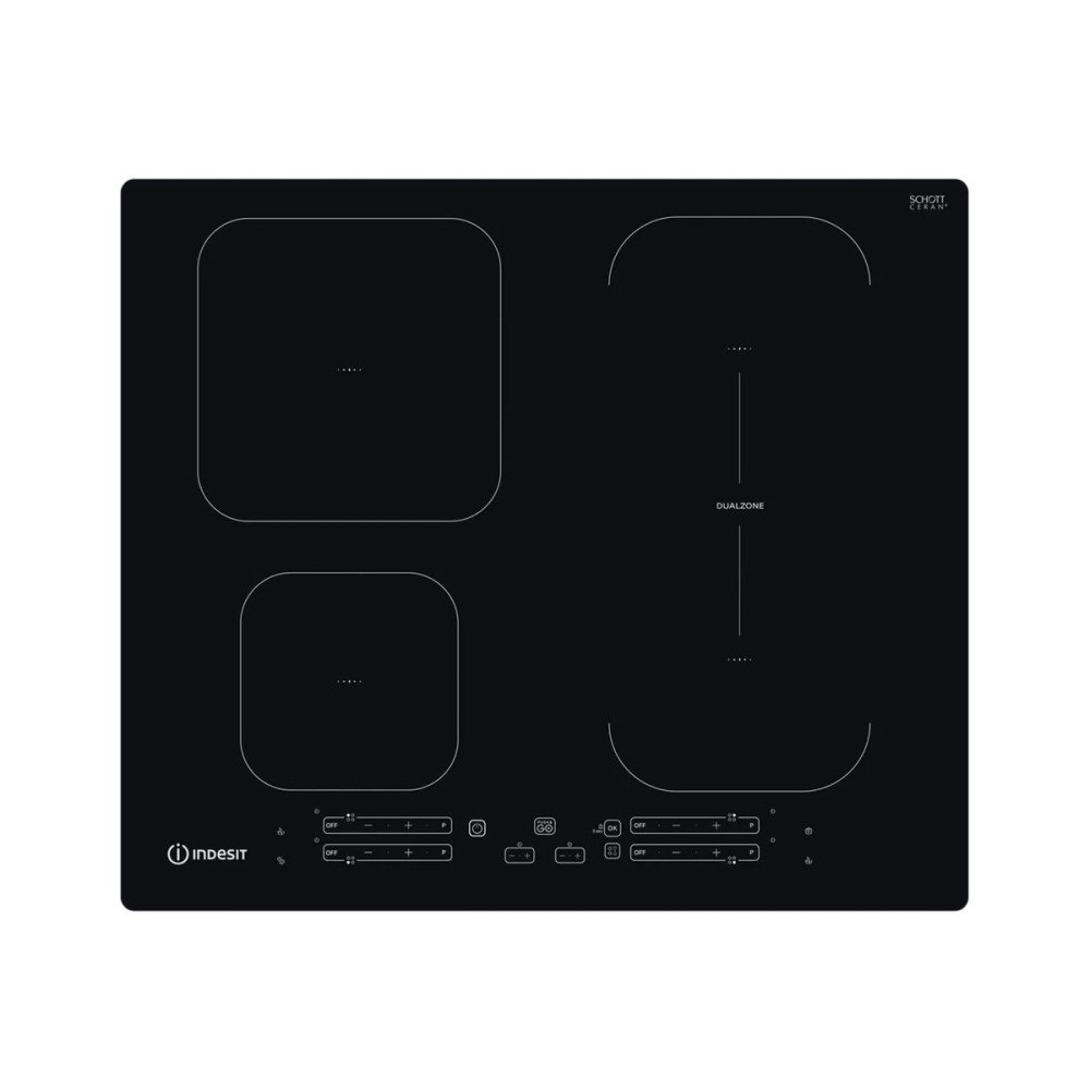 Indesit Indesit IB 65B60 NE induktionshäll - 59 cm - svart - keramik