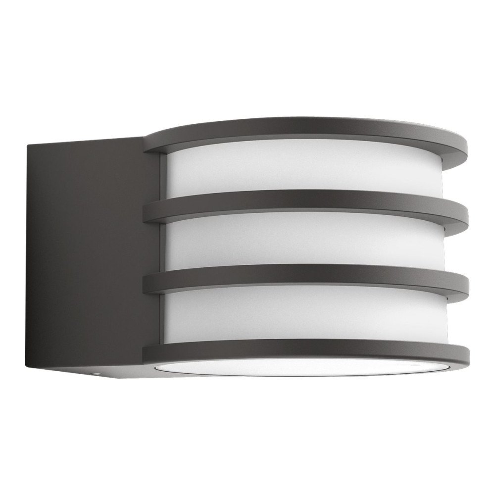 Philips HUE Philips Hue White Lucca - vägglampa - LED-glödlampa - E27 - 9.5 W - varmt vitt ljus - lykta - antracit