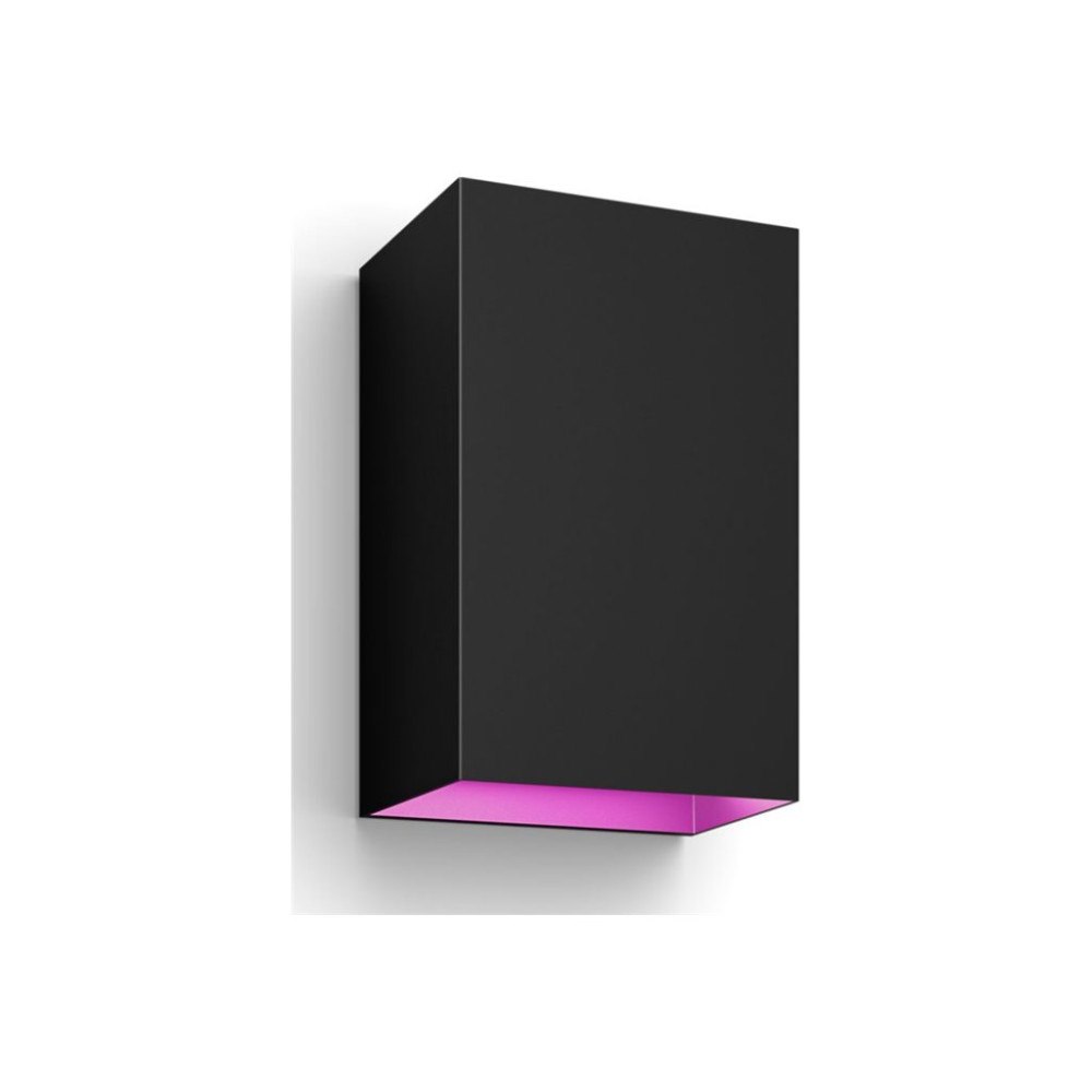 Philips HUE Philips Hue White and Color Ambiance Resonate - vägglampa - LED x 2 - 8 W - 2000-6500 K - svart