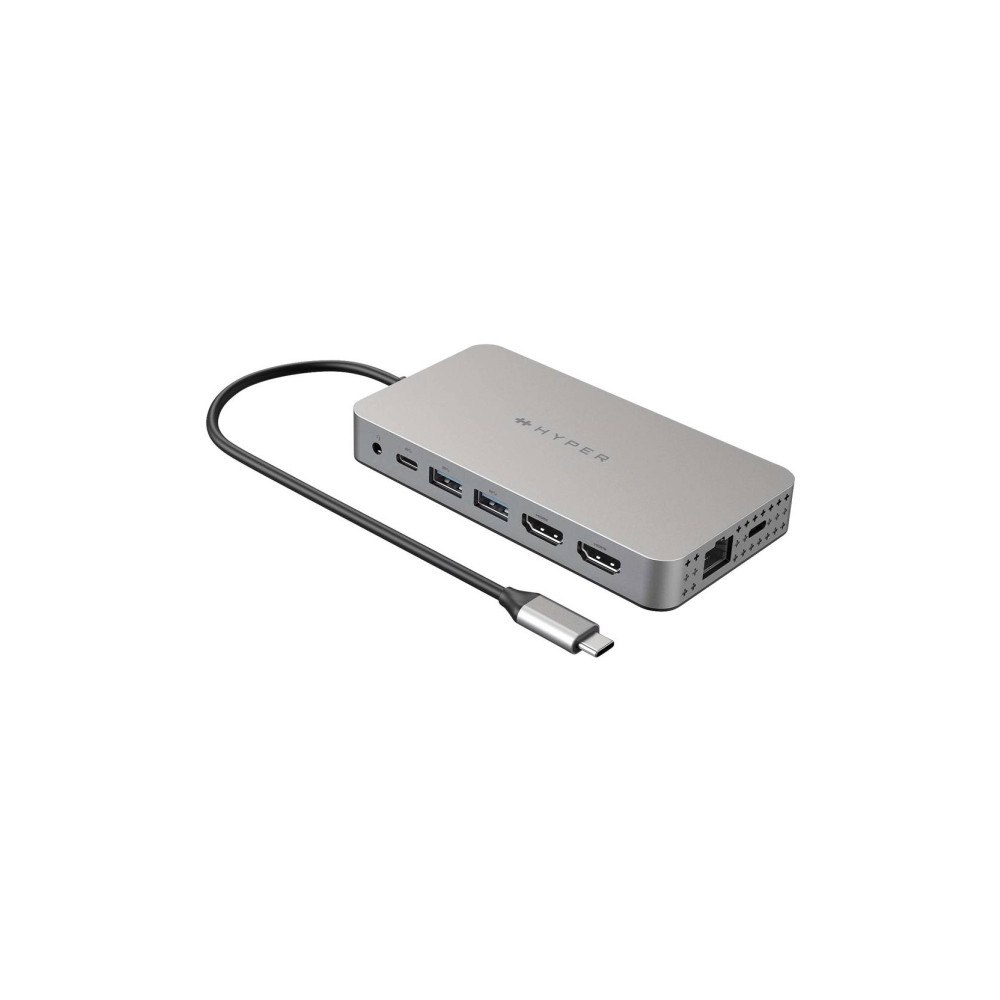 Hyper HyperDrive - dockningsstation - USB-C - 2 x HDMI - 1GbE