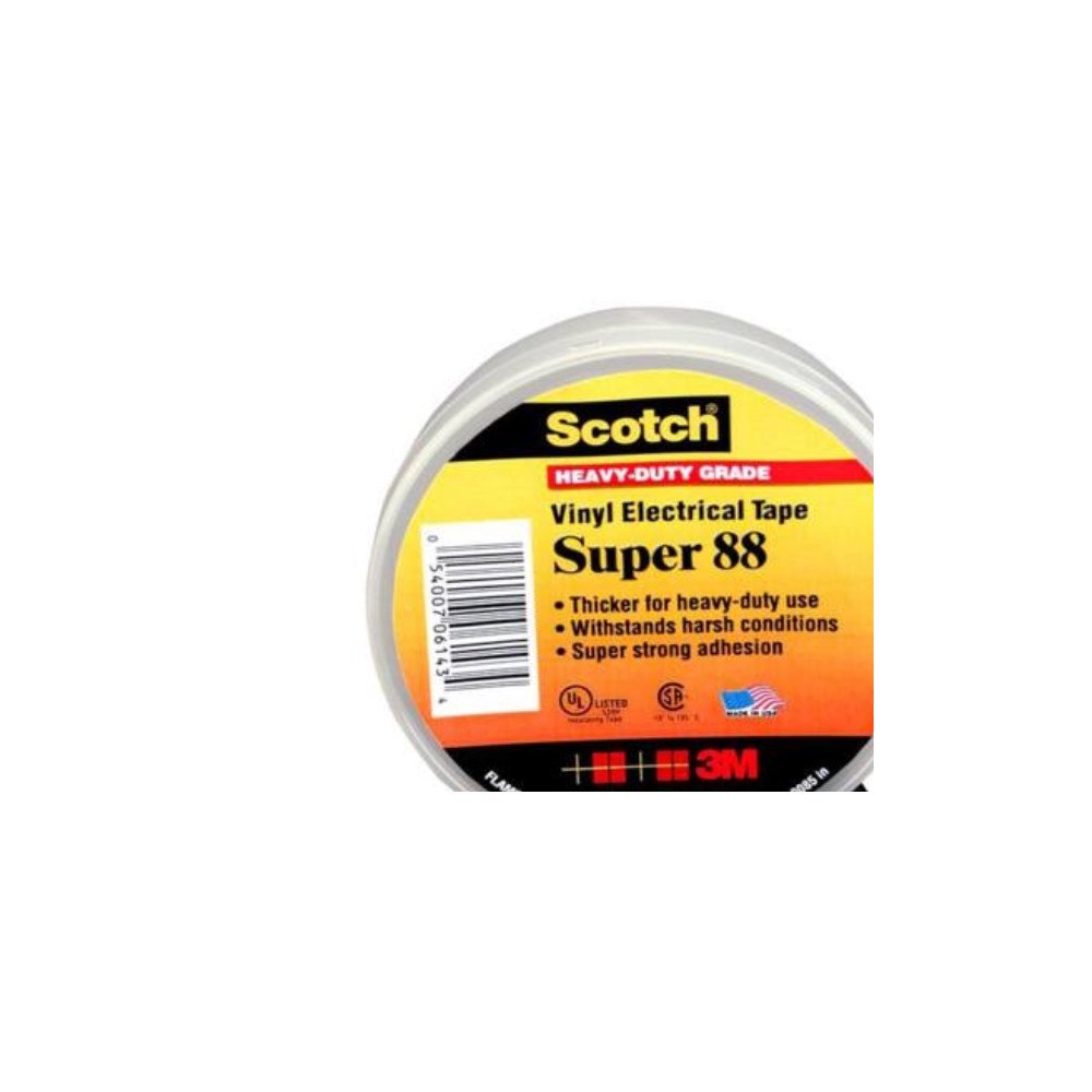 3M 3M Scotch® Super 88 sort helårs premium kvalitet isolations...