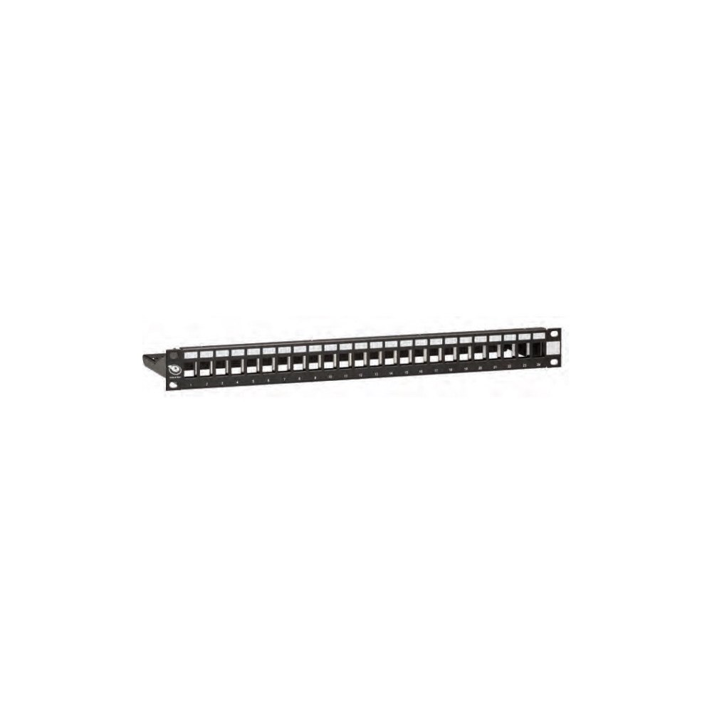 Leviton (Brand-Rex) Brand-Rex MMCPNLX24SIJ2MIL, Svart, Kolstål, 482,6 x 121,2 x...