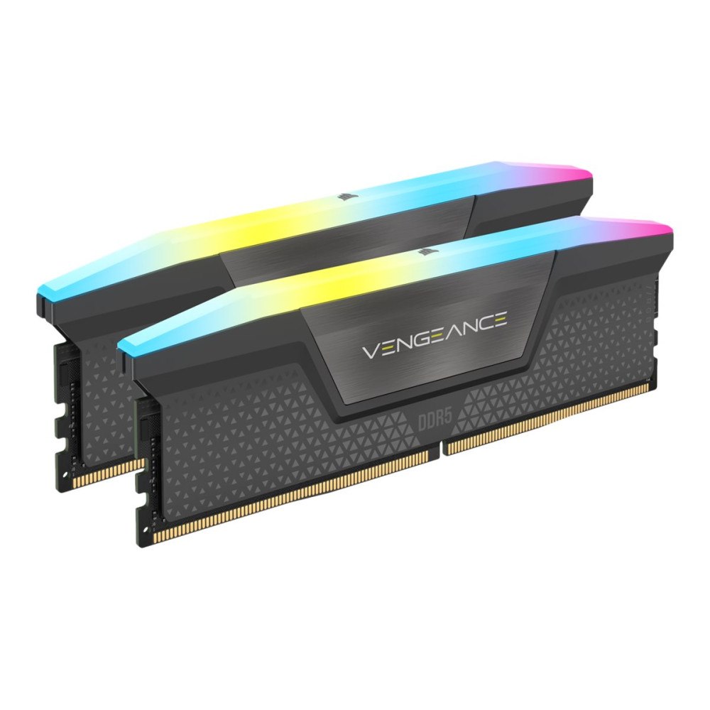 Corsair Microsystems CORSAIR Vengeance RGB - DDR5 - sats - 32 GB: 2 x 16 GB - DIMM 288-pin / PC5-48000