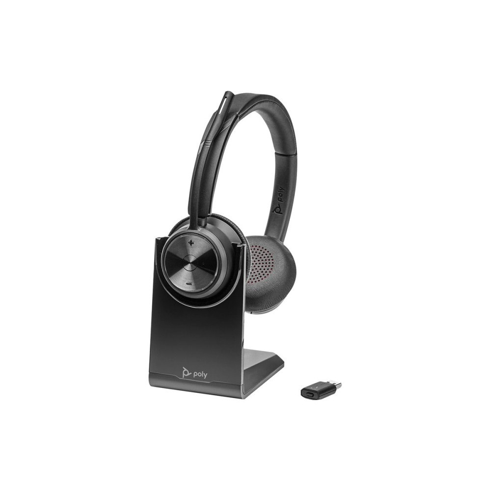 Hewlett-Packard HP Poly Savi 7320 - headset - USB-A via DECT-adapter