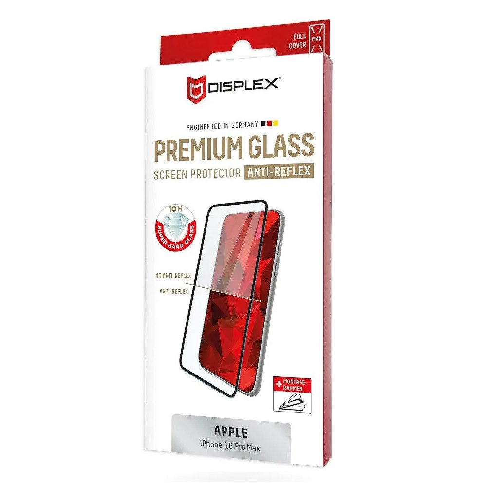 Displex Displex 01998, Apple, iPhone 16 Pro Max, Torr applicering, S...