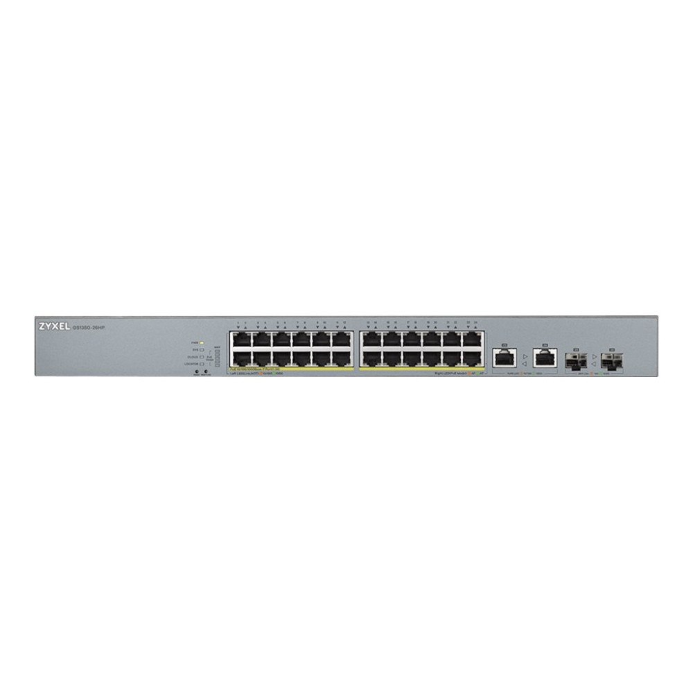 ZyXEL Communications Zyxel GS1350-26HP - switch - 24 portar - smart - rackmonterbar