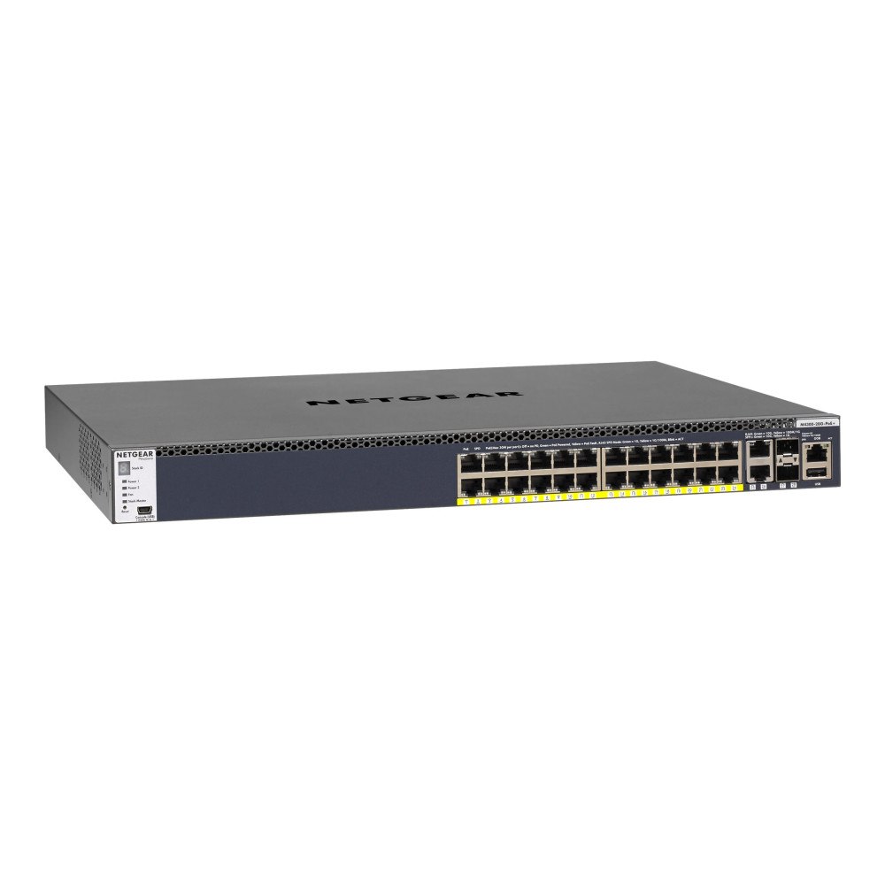 Netgear NETGEAR M4300-28G-PoE+ - switch - 28 portar - Administrerad - rackmonterbar