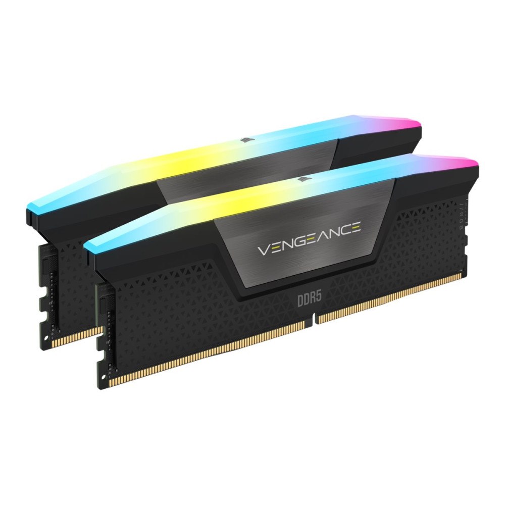 Corsair Microsystems CORSAIR Vengeance RGB - DDR5 - sats - 32 GB: 2 x 16 GB - DIMM 288-pin - 6000 MHz / PC5-48000