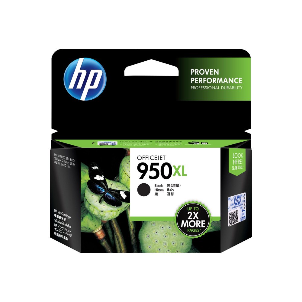 HP HP 950XL - Lång livslängd - svart - original - Officejet - bläckpatron