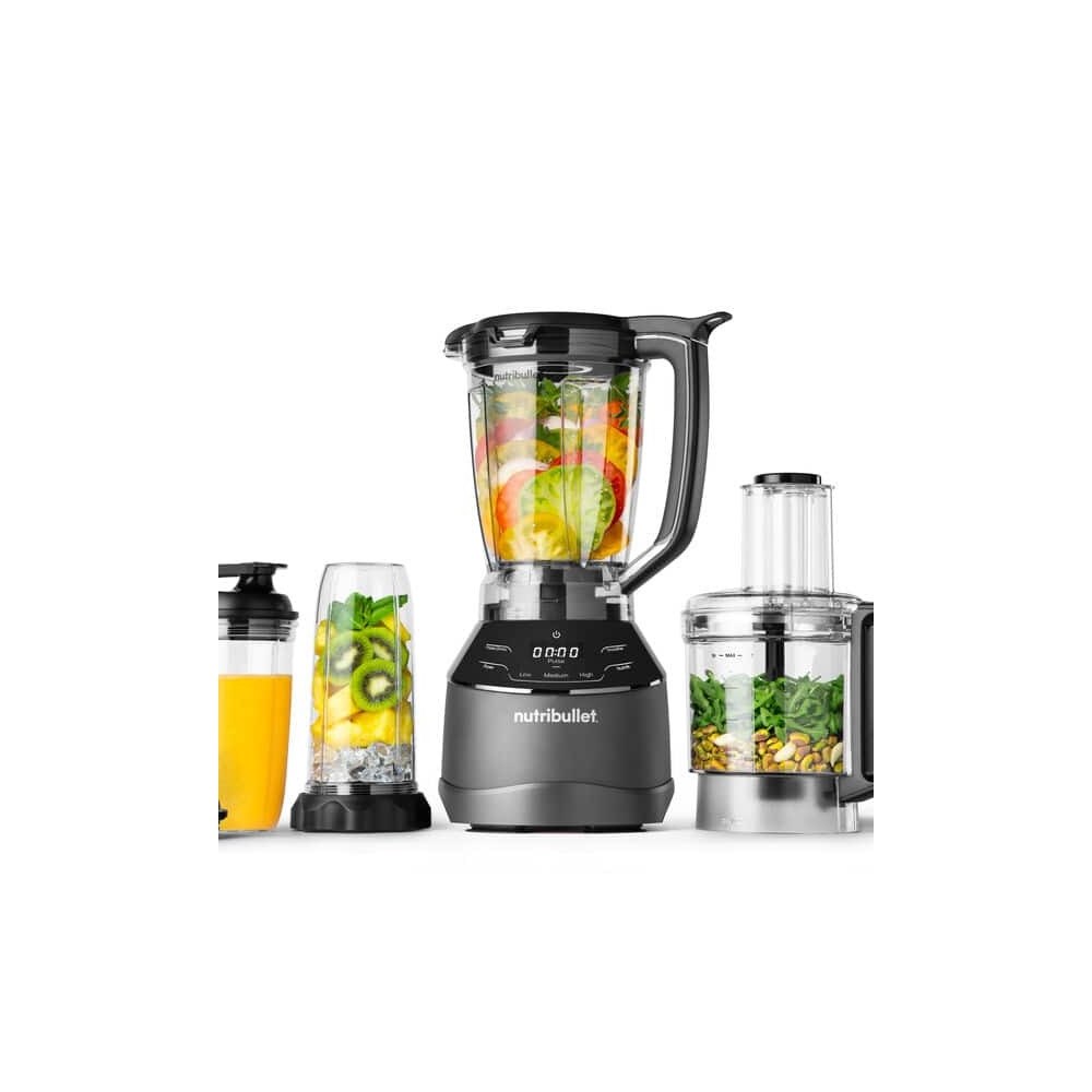 Nutri Bullet NutriBullet NBF580B, Svart, Knappar, 1,8 l, 0,75 m, 1,6 l, P...