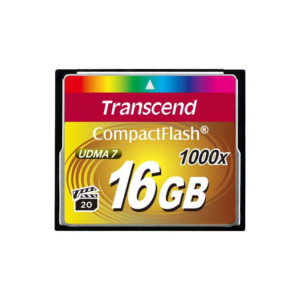 Transcend Information Transcend Ultimate - flash-minneskort - 16 GB - CompactFlash