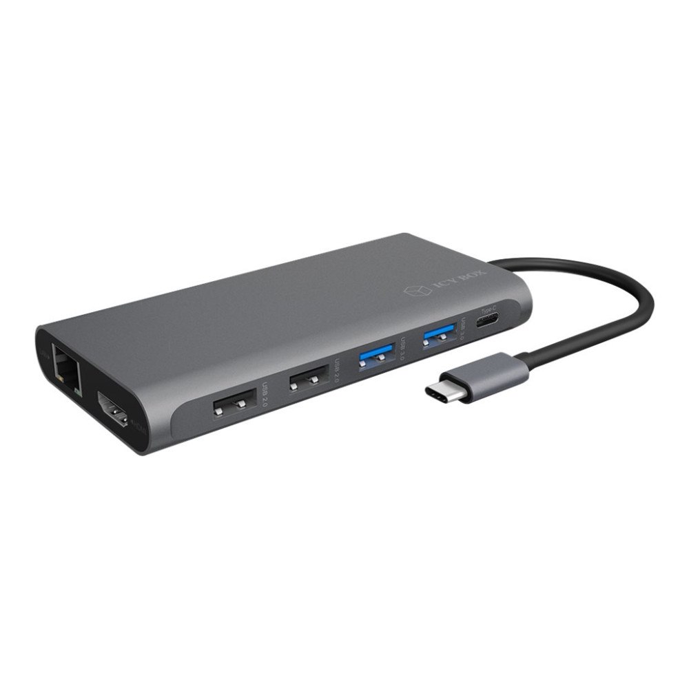 RAIDSONIC ICY BOX IB-DK4050-CPD - dockningsstation - USB-C - 2 x HDMI, DP