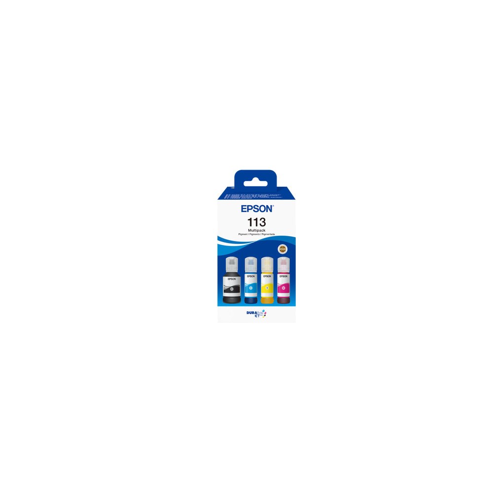 EPSON Epson 113 Multipack - 4-pack - svart, gul, cyan, magenta - original - påfyllnadsbläck