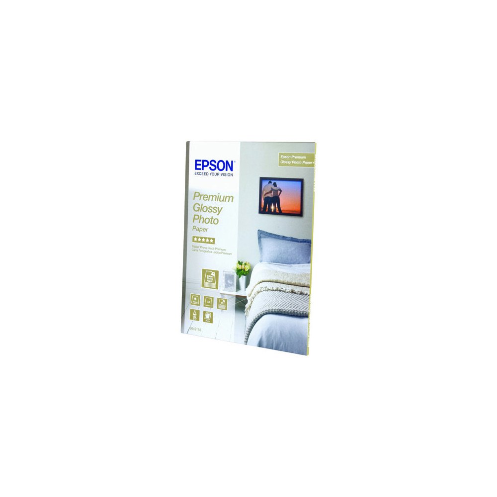 EPSON Epson Premium Glossy Photo Paper - fotopapper - blank - 15 ark - A4